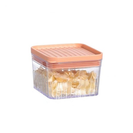 Forseglet krukke for ris og nøtter, ORANGE 300ML