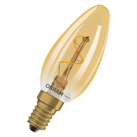 Osram VINTAGE 1906 LED-lampa 1,8 W, 30 lm, 2200 K, E14, Belysning