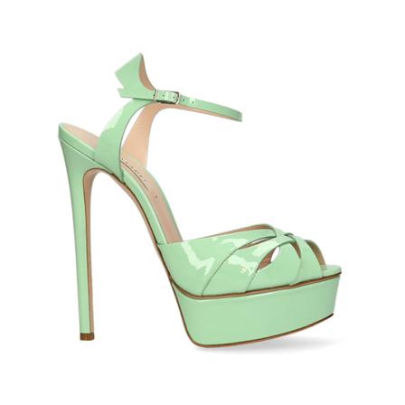 Casadei, Sandals Groen, Dames, Maat:36 EU