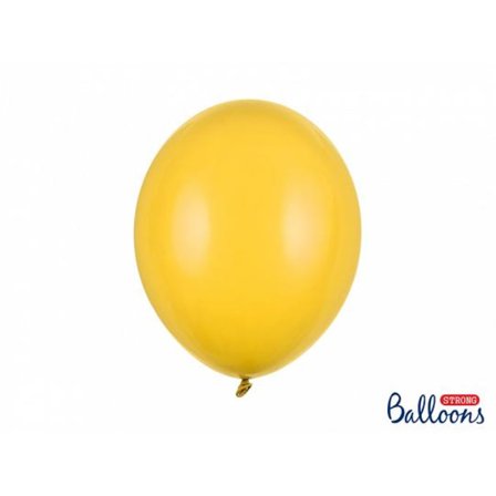 Pastel Honey Yellow Ballonger | 10st Strong Balloons 30cm, Gul