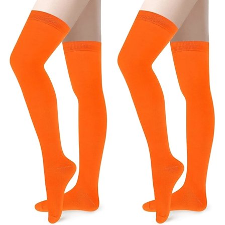 Lårhøye Strømper for Kvinner Over Kneet Strømper Stripete Knehøye Strømper Strømper