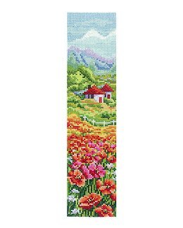 Broderikit Bokmärke Blomster