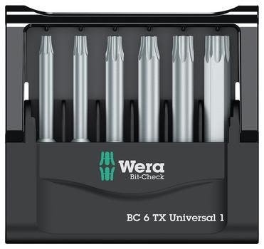 Wera Bit-Check Bitssett 6 deler, Maskintilbehør & forbruk