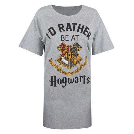 Harry Potter Dam/dam Jag Skulle Hellre Vara På Hogwarts Nightie Xl
