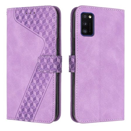 Samsung Galaxy A41 -kotelo, PU-nahka Flip-kansi Magneettinen Lukko Design Lompakko Korttipaikat Seisova Kotelo