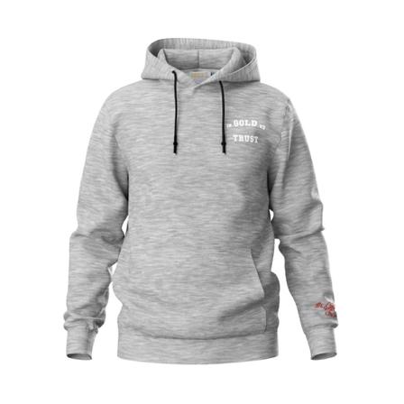 In Gold We Trust, Hoodies Grijs, Heren, Maat:S