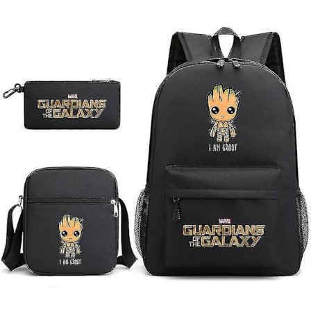 Marvel Groot Galaxy Guardians Træmand Trykt Drenge Og Piger Skole Taske Tredelt Sæt[pb]-xdd