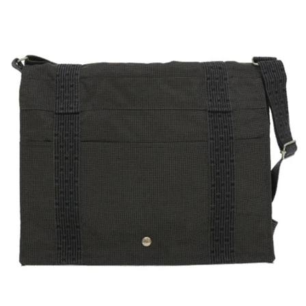 Hermès Vintage, Pre-owned Canvas shoulder-bags Grijs, Dames, Maat:ONE Size