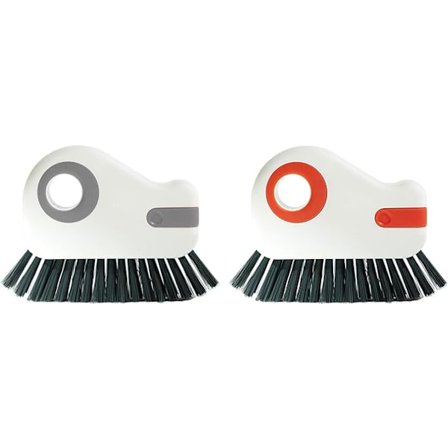 2 i 1 Fönster Spår Rengöringsborste Fönster Skena Borste Hushållsverktyg Vind