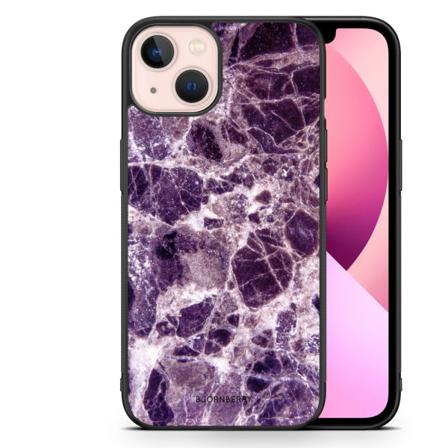 Bjornberry Skal Iphone 13 - Lila Marmor