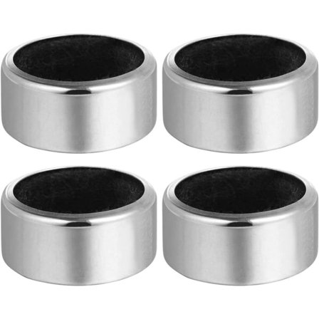 CDQ Set med 4 droppringar i rostfritt stål Återanvändbara läckagesäkra tillbehör för bar, jul