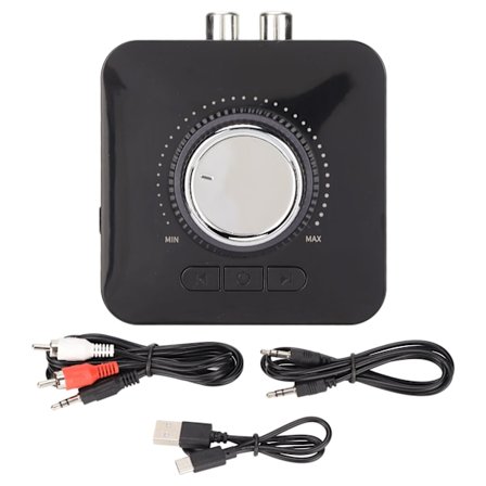 Bluetooth Lydadapter Genopladelig LED Digital Skærm Trådløs Musik Sender Modtager med HD Mikrofon til Højttaler TV