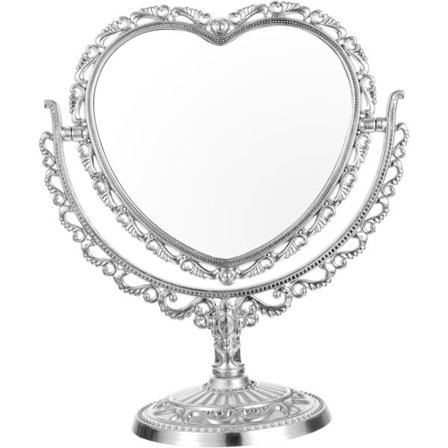 Dubbelsidig spegel, sidospegel, sminkbordsspegel retro sminkbordsspegel