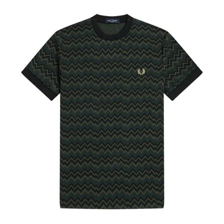 Fred Perry - T-shirts - Grön - Herr - Storlek: S, Herr, Storlek: S