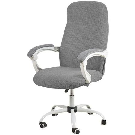 Kontorstolsbetræk i ét stykke, drejestolsbetræk, rygbeskyttelse til kontorstol