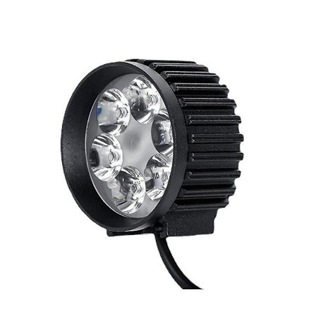 Sähköpyörän etuvalo 12v-80v Yleinen polkupyörän pyöräilytorvi Etuvalo Vedenpitävä sähköinen skootteri