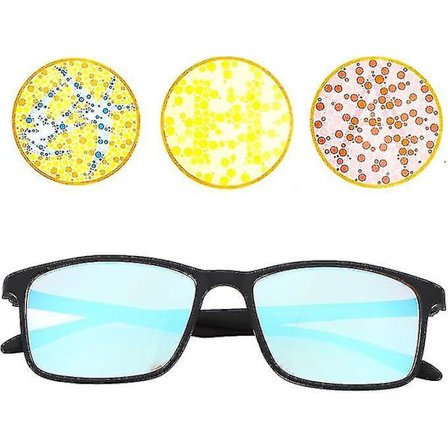 Farveblinde Briller, Moderne Rød-grøn Farveblinde Briller Farveblinde Korrigerende Briller Forbedret-premium Høj -GSL