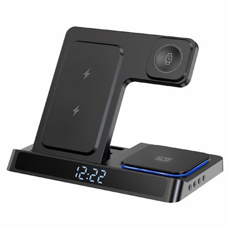 WIWU 3in1 Trådlös Laddare Apple Watch, iPhone, Airpods Wi-W006