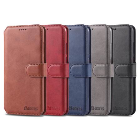 Huawei P20 Pro - Stilrent Stötdämpande Plånboksfodral Röd