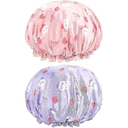 2 stk. brusehætter, brusehætte til børn, vandtæt brusehætte