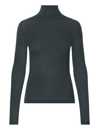 Niniagz Wool Rollneck Tops Knitwear Turtleneck Grey Gestuz