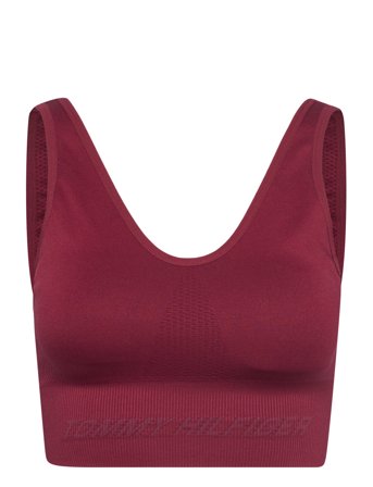 Lt Intensity Shiny Seamless Bra Lingerie Bras & Tops Sports Bras - ALL Burgunder Tommy Sport*Betinget Tilbud