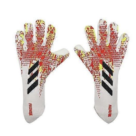 Jalkapallomaalivahdin käsineet Aikuiset/Lapset Universaali Lateksi Ammattimaiset Jalkapallomaalivahdin Käsineet - valkoinen oranssi Turvallinen ja 