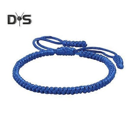 Unisex Käsikoru Säädettävä Käsintehty Punottu Yksivärinen Paksu Kestävä Kevyt Pinottava Rannekoru Symboliset Värit Siunauksille Merkityksellinen