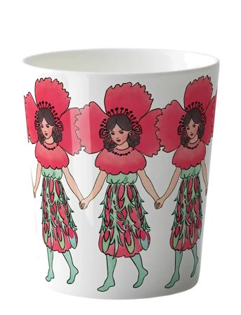 Design House Stockholm Poppy Mug - White - 28 CL