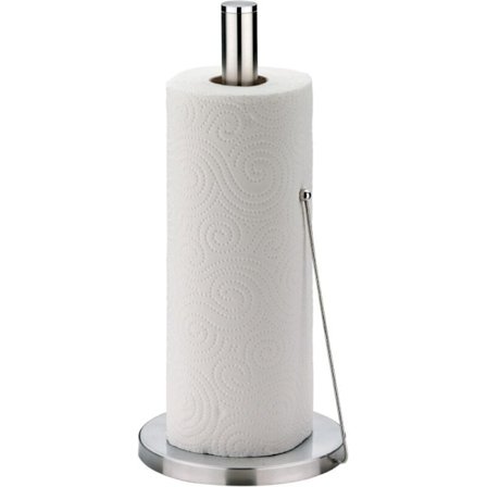 Pappershanddukshållare, matt rostfritt stål