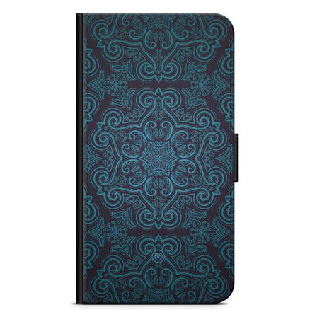 Bjornberry Xiaomi 12 Pro Fodral - Blå Retromönster