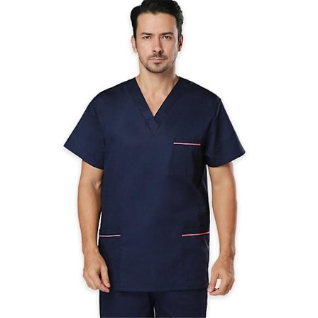 Skrubb Medisinsk Uniform Menn Skrubbsett Medisinsk Skrubb Topp Og Bukser