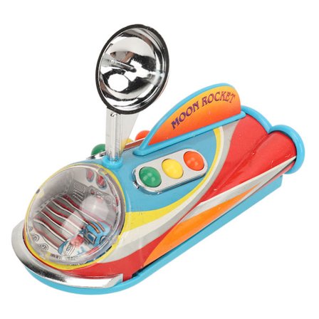 MS353 Månrakett Blikk Leke Leke Landing Romskip Retro Barn Voksen Samling Leke Fotografi Rekvisit Hjem Innredning