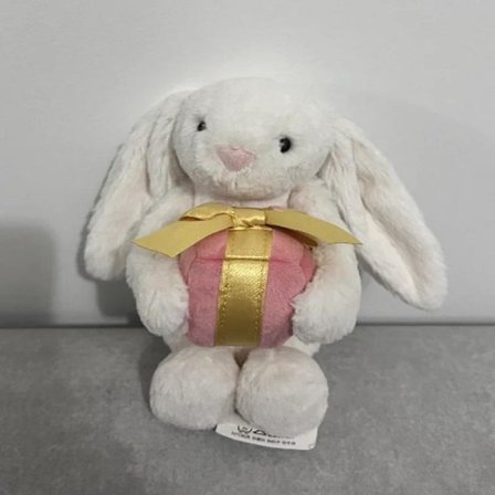 Jellycat kosedyr, mykt og komfortabelt, perfekt for barn, Valentinsdagsgaver, samleobjekter og som en klembar gave. Bonnie Rabbit 18cm