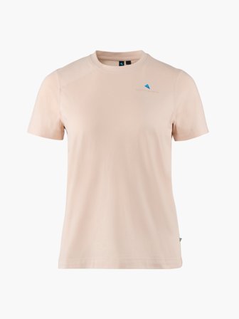 Klättermusen Root Logo SS T-shirt Damen - Cream Rose - L
