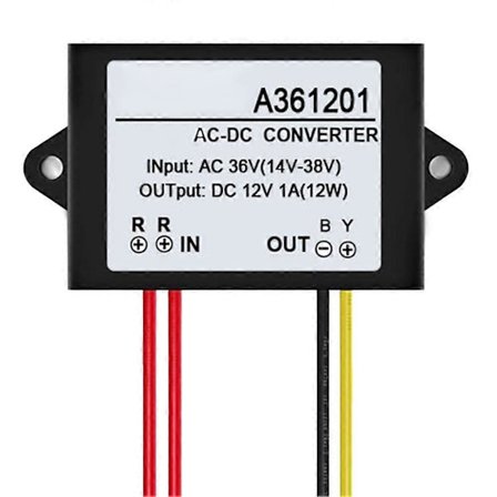 AC 36V till DC 12V Mini Portabel Strömförsörjningsomvandlare Regulator Adapter Modul [db]