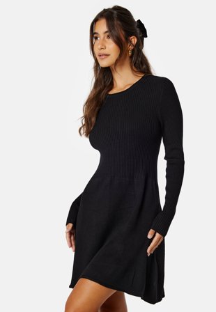 ONLY-Onlalma L/S O-NECK DRESS KNT-L