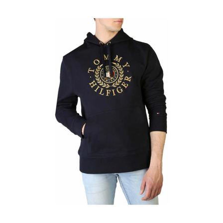 Tommy Hilfiger Hoodie , Blauw , Heren , Maat: S