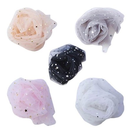 5 Par Gennemsigtige Tynde Mesh Sokker Ultratynde Midt-rør Sokker Åndbare Ankelsokker til Dame Pige (Fri Størrelse, Sort + Hvid + Grå + Pink + Abriko