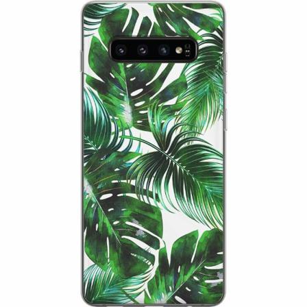 Samsung Galaxy S10 Genomskinligt Skal Löv