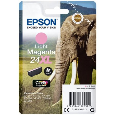 EPSON Bläckpatron C13T24364012 ljus mag - Lyreco - Toner och bläck - Bläckpatroner - Bläckpatroner Epson