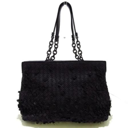 Bottega Veneta Vintage, Pre-owned Tote Bag Zwart, Dames, Maat:ONE Size