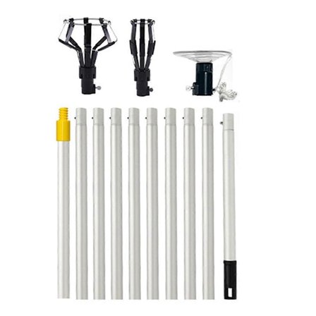 3-13FT Montert lyspærebytter for høye tak, lyspærebytter med teleskopstang, Bask