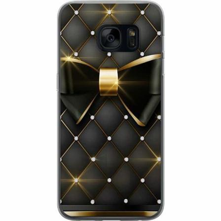 Samsung Galaxy S7 Mjukt Skal - Gyllene Rosett