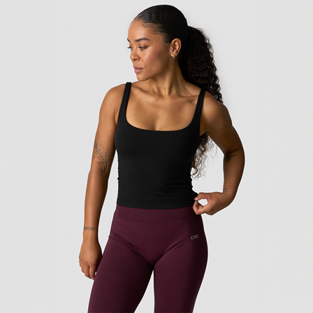 ICANIWILL Smooth Seamless 2-in-1 Toppi Musta