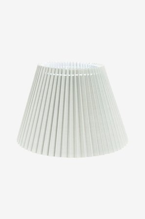 PR Home - Lampskärm Karin Veckad 18 cm - Vit - Lampskärmar - Från Homeroom