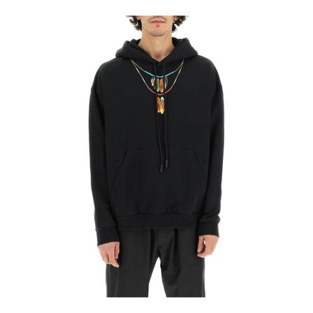 Marcelo Burlon Hoodies Sort, Herre