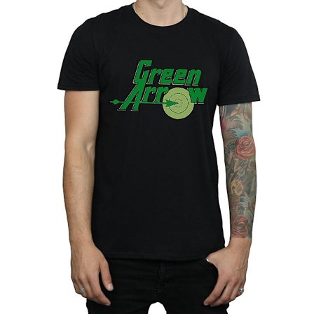 Green Arrow Herr Logotyp Bomull T-shirt XL Svart