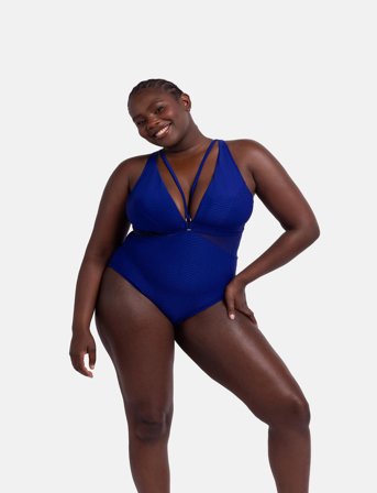 Dorina Bati Shaping Swimsuit - Blue - XXXL