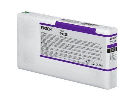 Epson T913D - fiolett - original - blekkpatron
